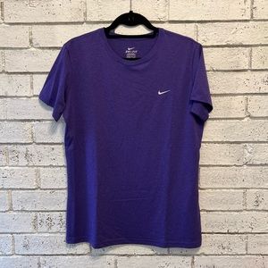 Nike Dri-Fit Short Sleeve Shirt - Purple